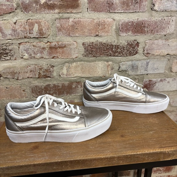 Vans old skool metallic sneakers womens 10 - Picture 5 of 8